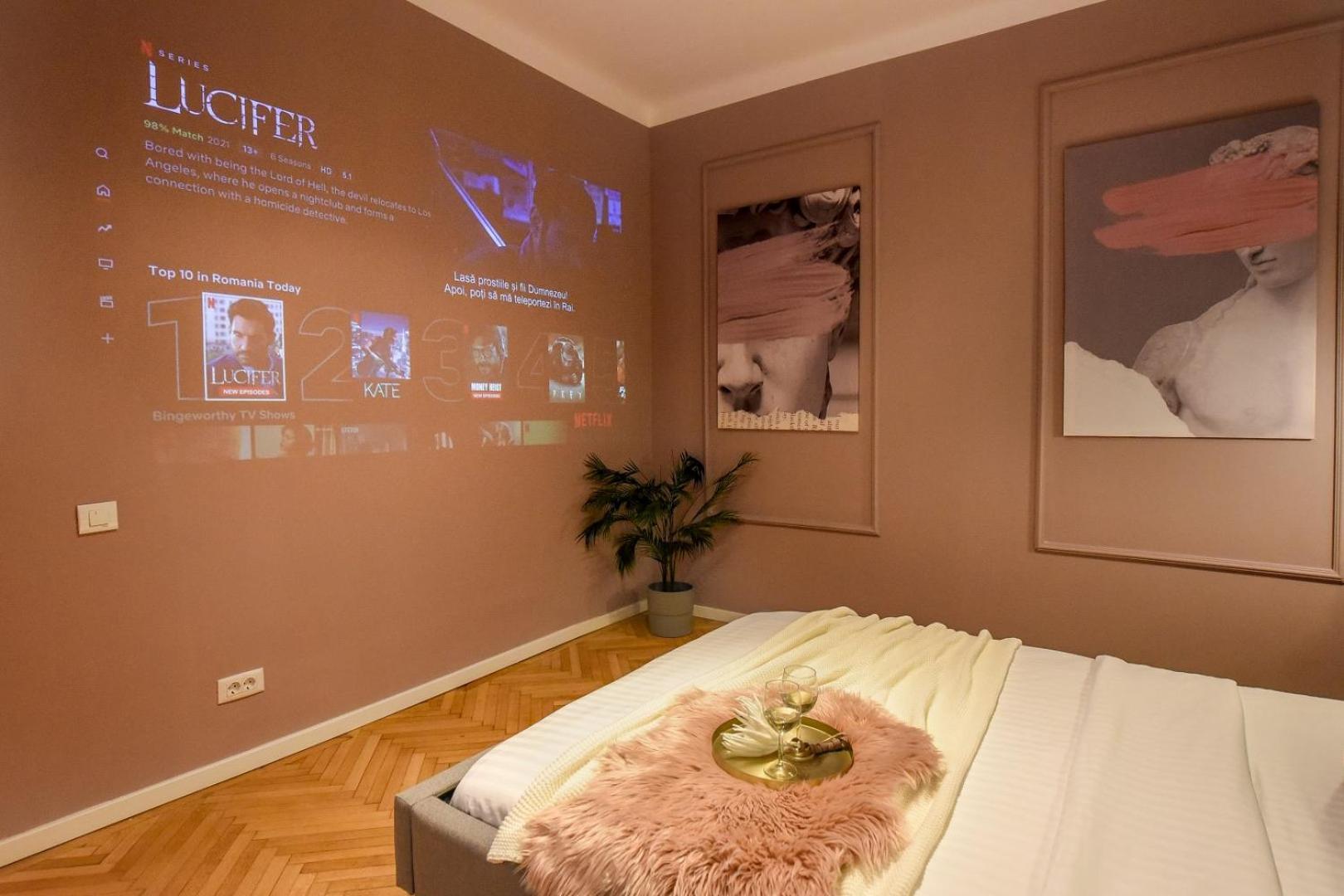 Modern Stay - Central Studios With Wall Projector Near Radisson Boekarest Kamer foto